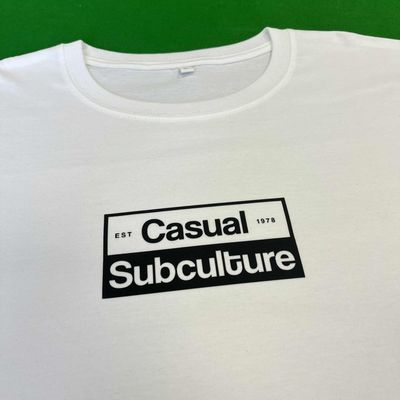 Casual Sub Box T Shirt - White - LARGE