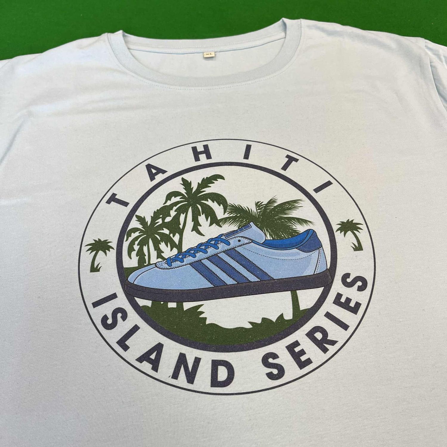Tahiti Trainer T Shirt - Aqua - XL
