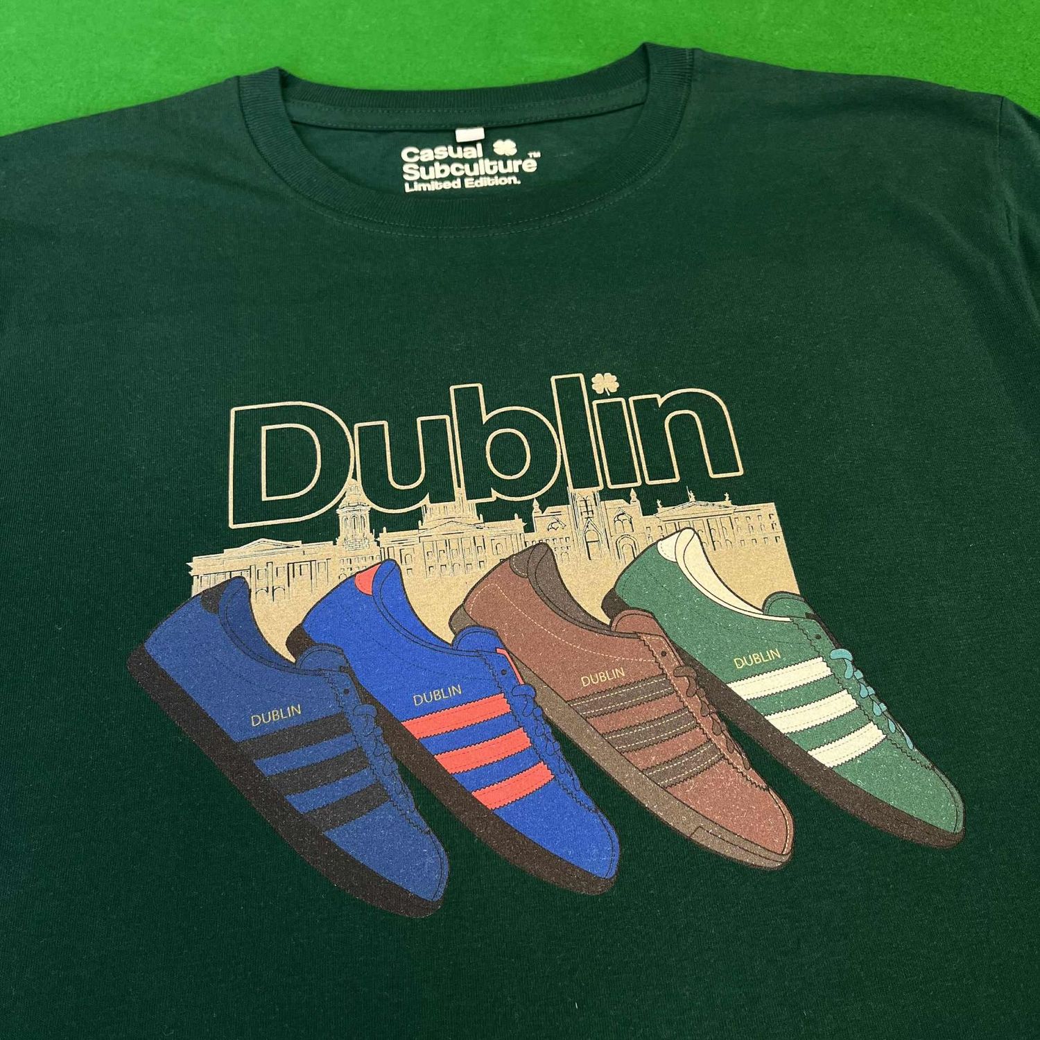 Dublin Collection T Shirt - Green - LARGE