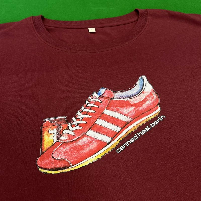 Canned Heat Japan T Shirt - Burgundy - LARGE