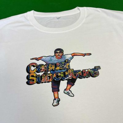 Casual Subculture BEZ T Shirt - White - XL Casual Subculture BEZ T Shirt - White - XL