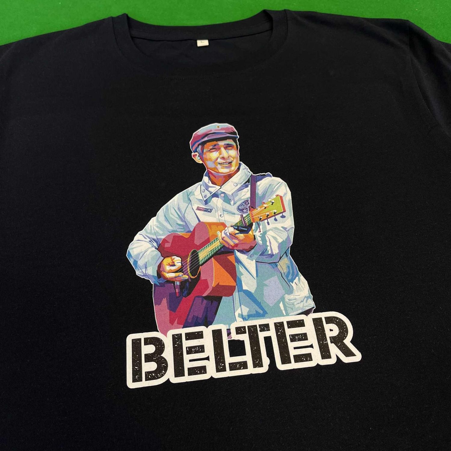 Gerry Cinnamon Belter T Shirt - Navy - LARGE
