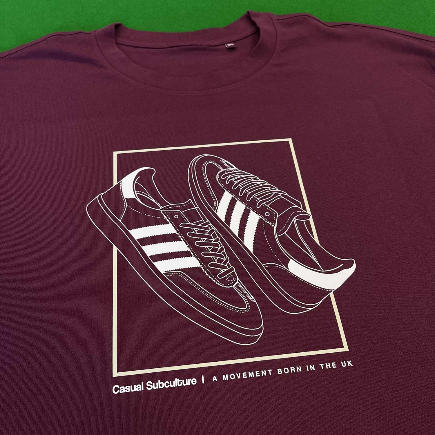 CS Silhouette Trainer T Shirt - Burgundy - 3XL