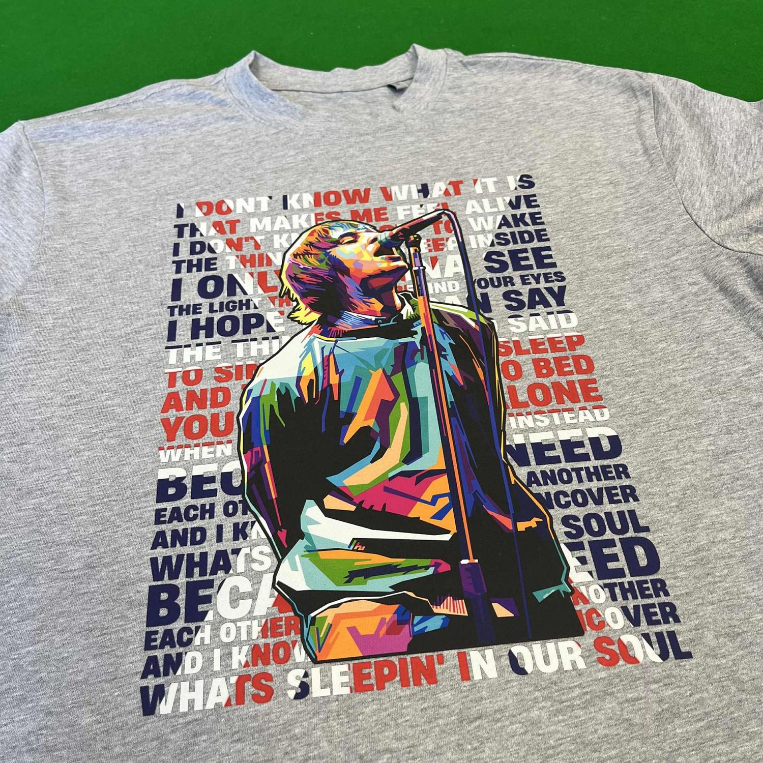 Liam Acquiesce T Shirt - Grey - SMALL