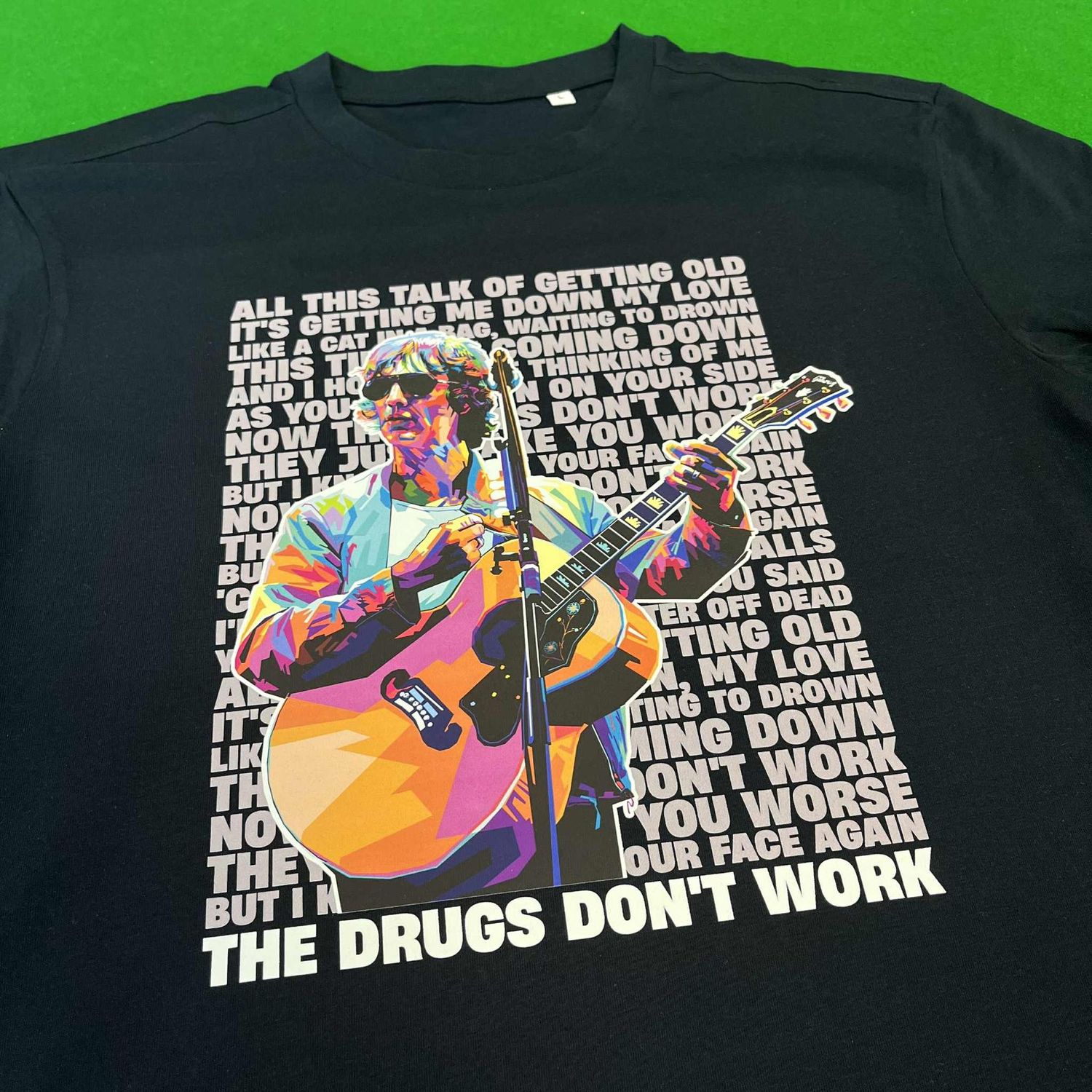 Ashcroft Drugs Don't Work T Shirt - Black - LARGE