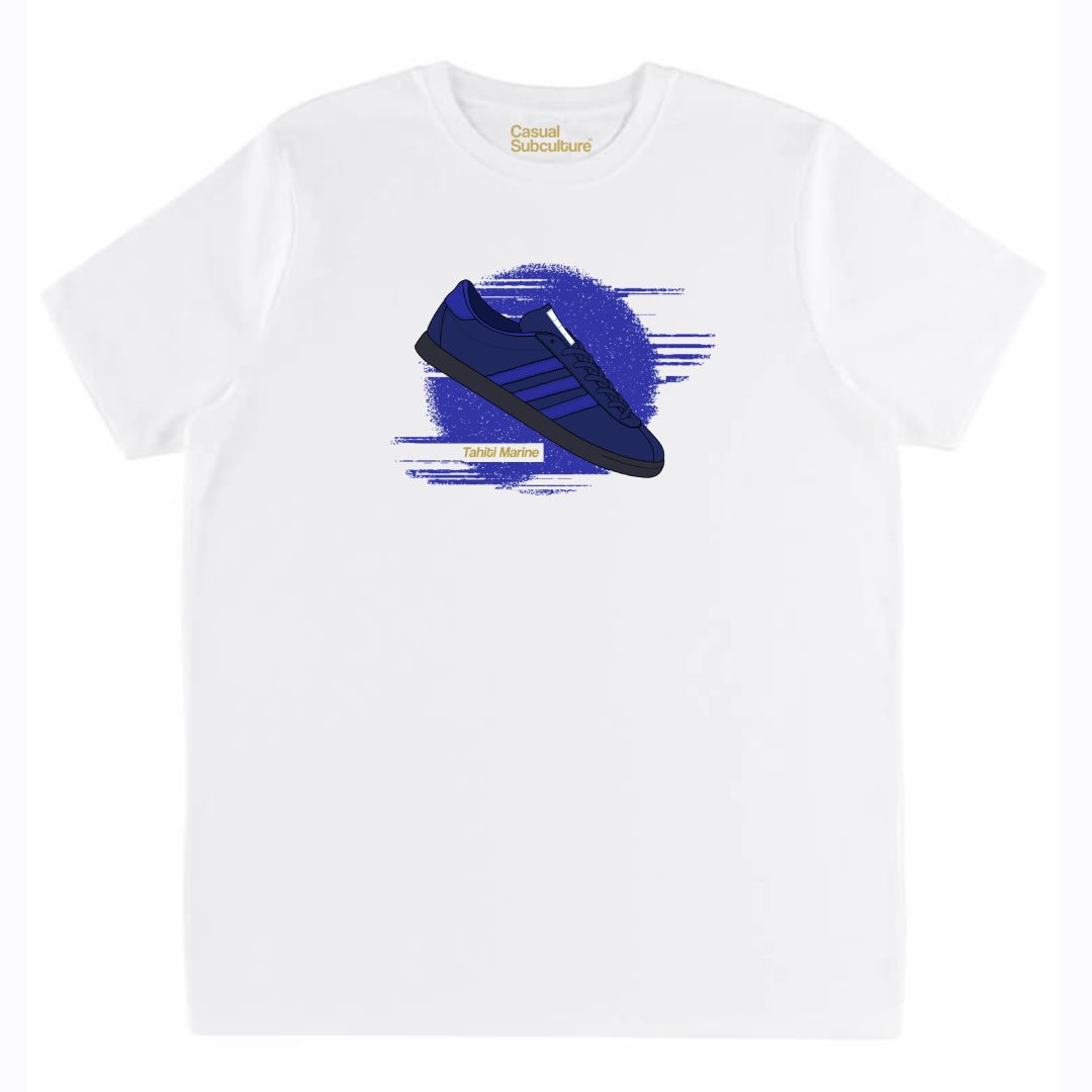 Tahiti Marine Trainer T Shirt, COLOUR: WHITE