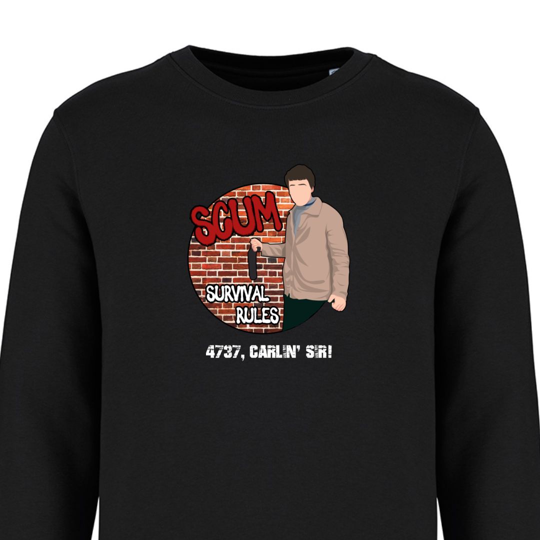 Scum 4737 Carlin' Sir Sweatshirt, COLOUR: BLACK