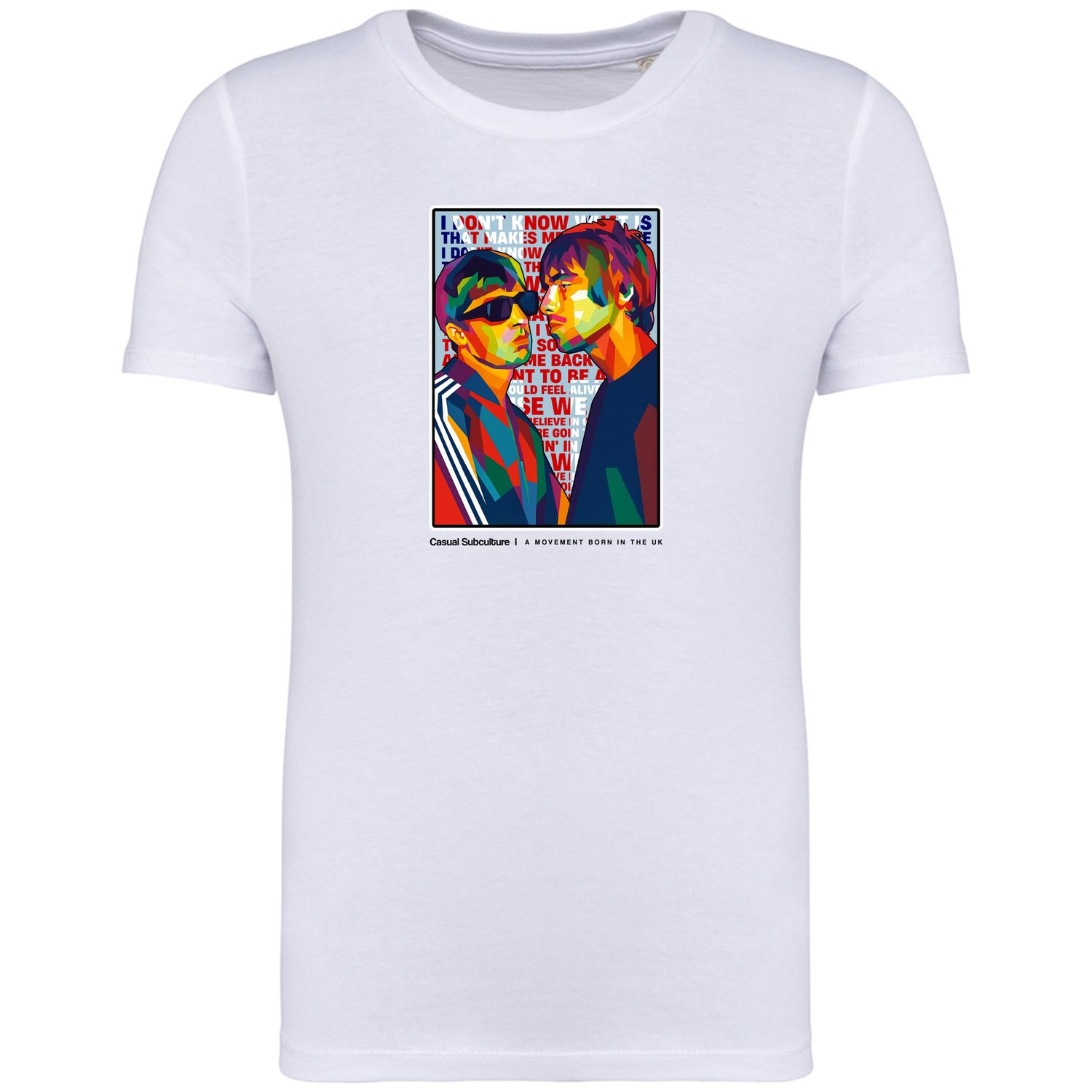 Oasis Liam/Noel Gallagher Pop Art T Shirt (Junior)