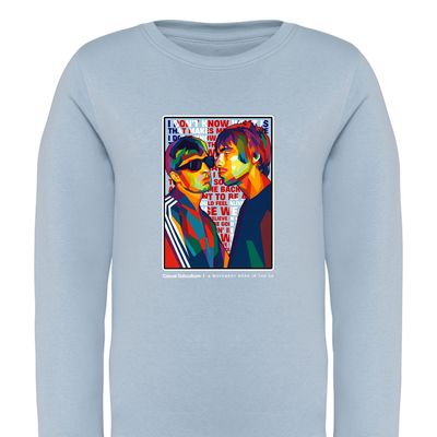 Oasis Liam/Noel Gallagher Pop Art Sweatshirt (Junior)