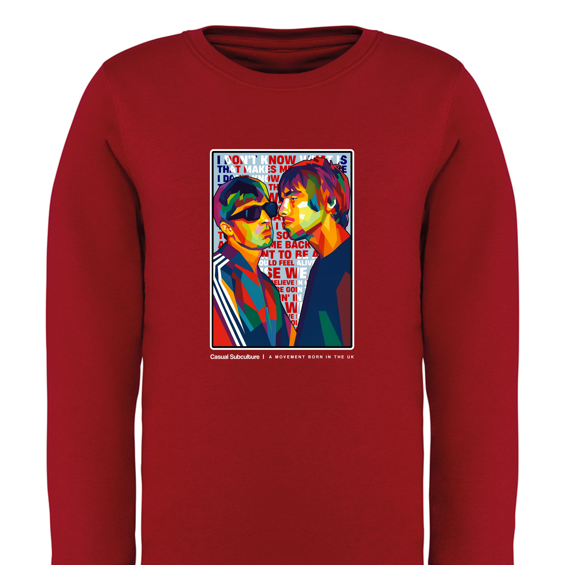 Oasis Liam/Noel Gallagher Pop Art Sweatshirt (Junior)