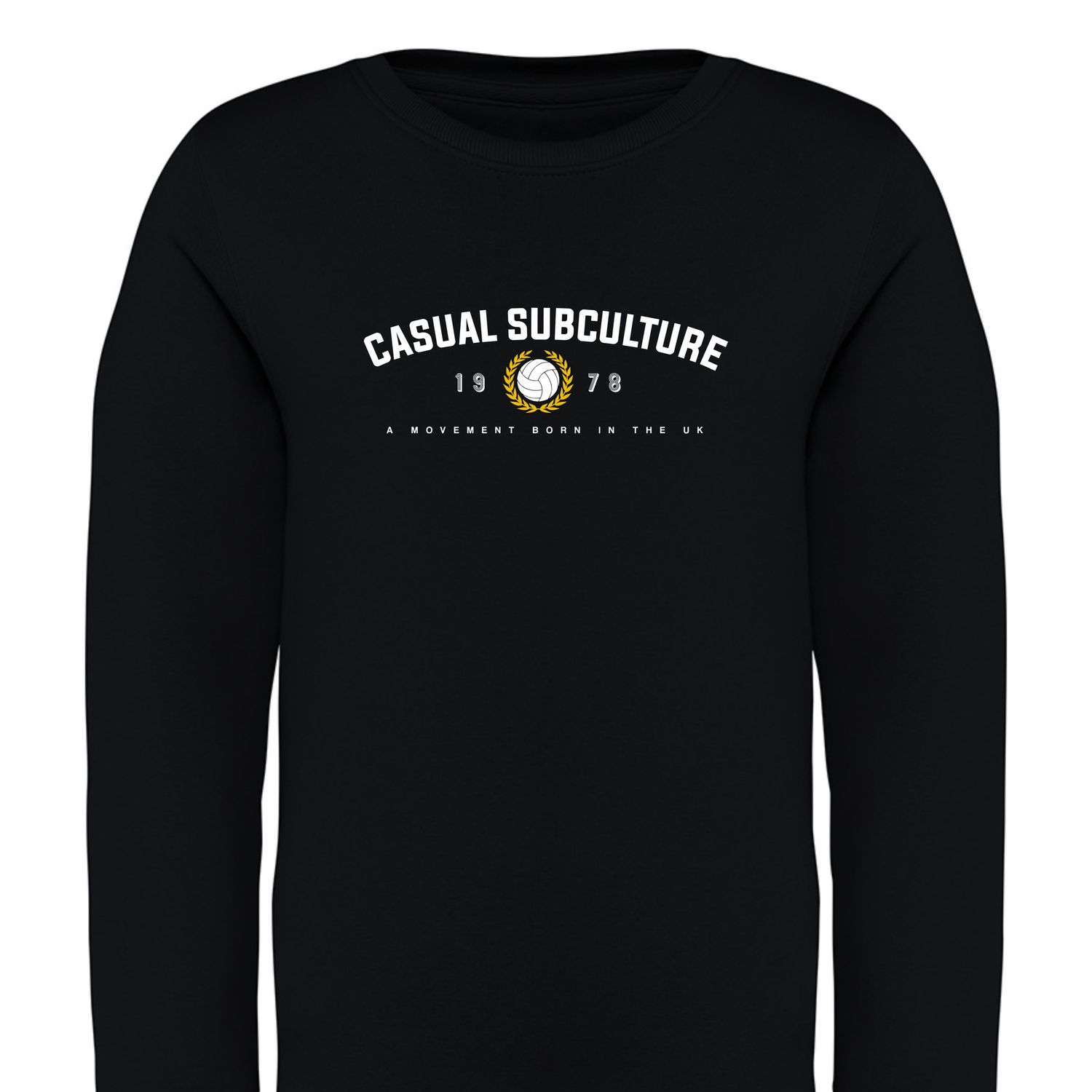 CS 1978 Wreath Sweatshirt (Junior), COLOUR: BLACK