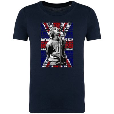 Oasis Acquiesce Liam Gallagher Pop Art T Shirt (Junior) Oasis Acquiesce Liam Gallagher Pop Art T Shirt (Junior)