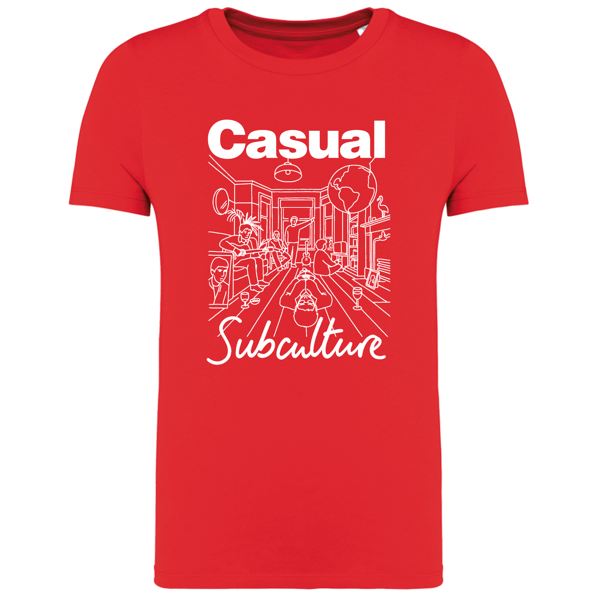 Casual Subculture Oasis Line art T Shirt (Junior)