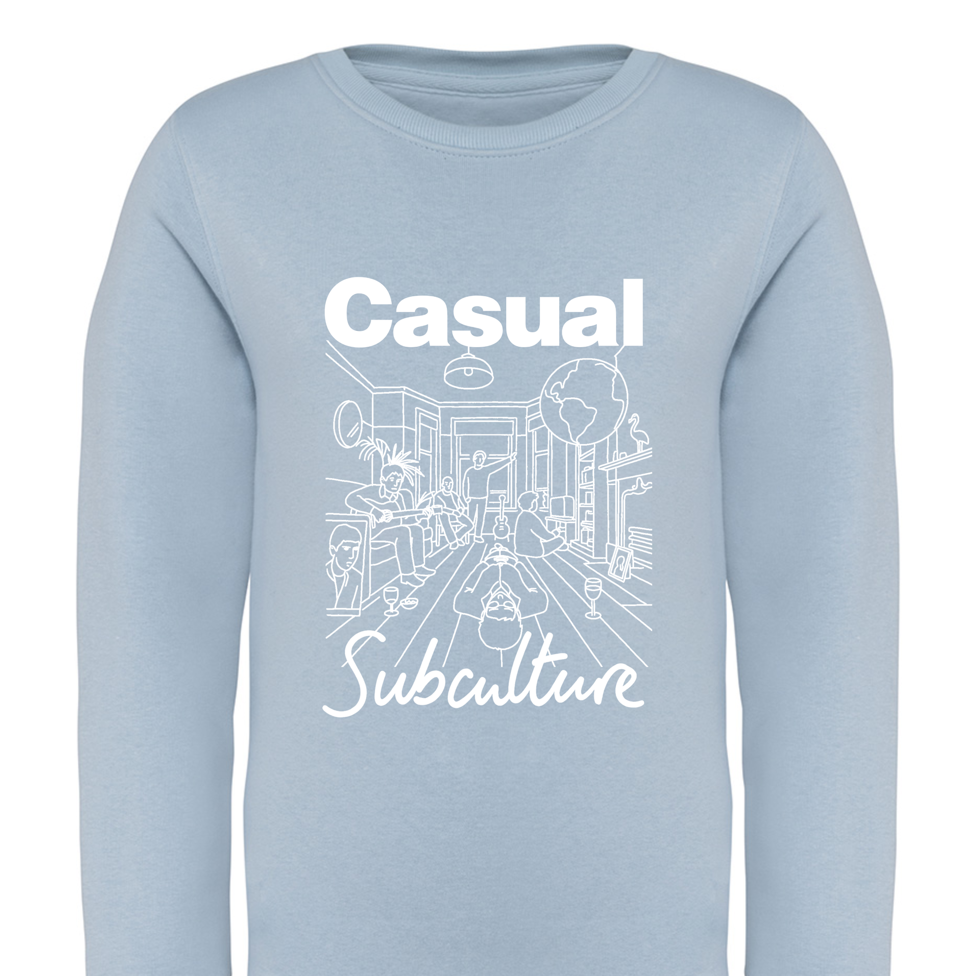 Casual Subculture Oasis Line art Sweatshirt (Junior)