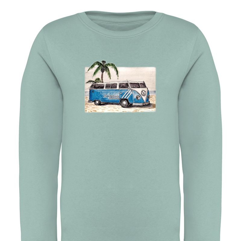Get on the Bus Campervan Sweatshirt (Junior)