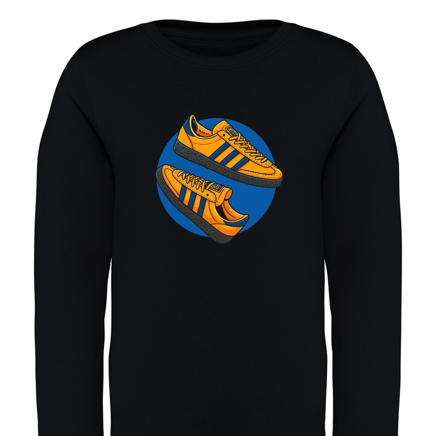 Elland Trainer Circle Sweatshirt (Junior), COLOUR: BLACK