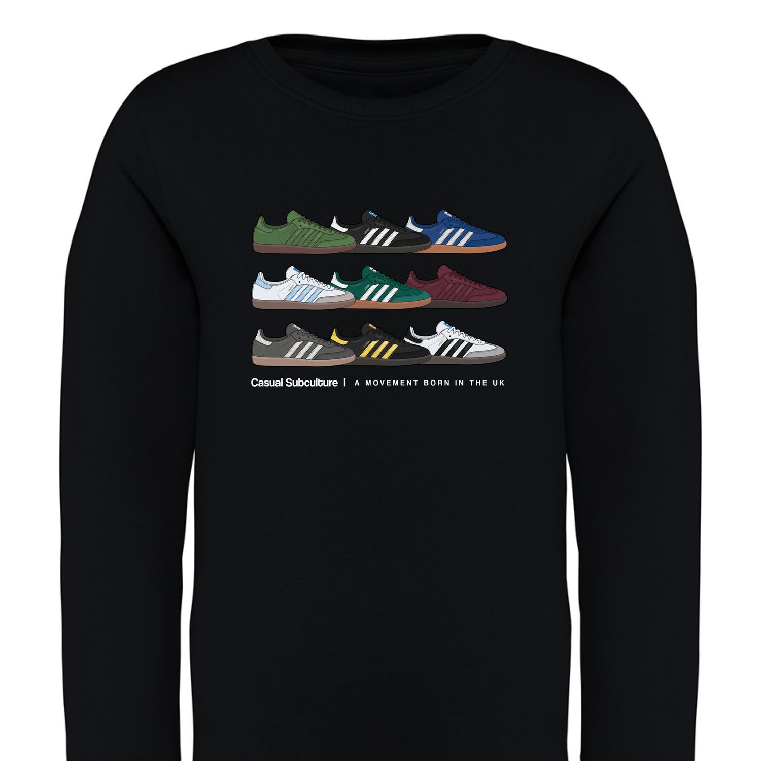 Samba Trainer Sweatshirt (Junior) Samba Trainer Sweatshirt (Junior), COLOUR: BLACK