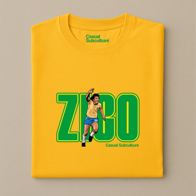 Zico - Brasil Retro T Shirt Zico - Brasil Retro T Shirt