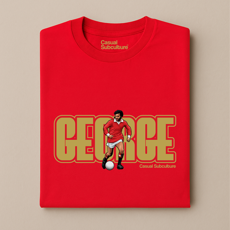 George Best  -  Retro T Shirt