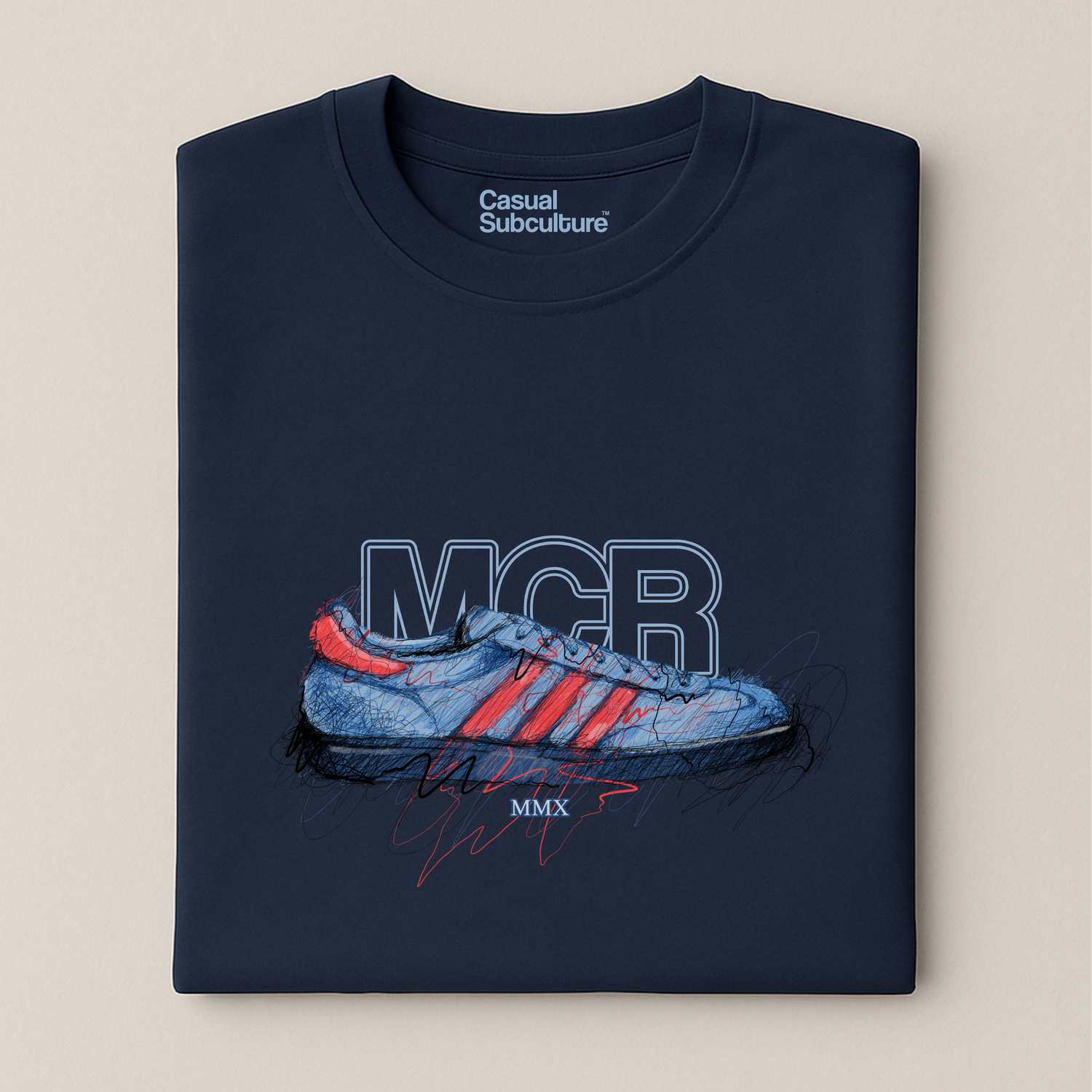 Manchester 1/500 Scribble T Shirt