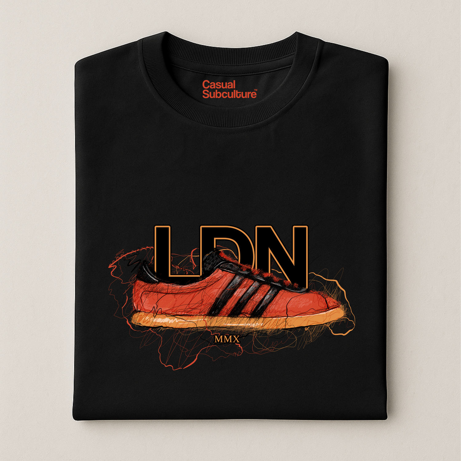 London 1/500 Scribble T Shirt