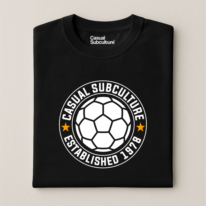 Casual Subculture Retro Football T Shirt