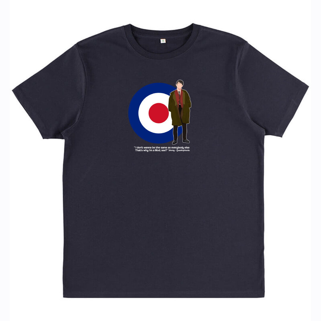 Quadrophenia - Mod T Shirt Quadrophenia - Mod T Shirt, COLOUR: NAVY
