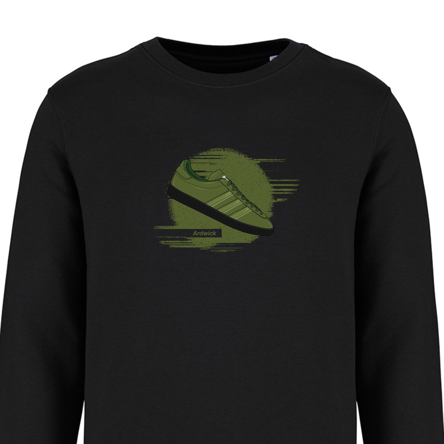 Ardwick Trainer Sweatshirt, COLOUR: BLACK