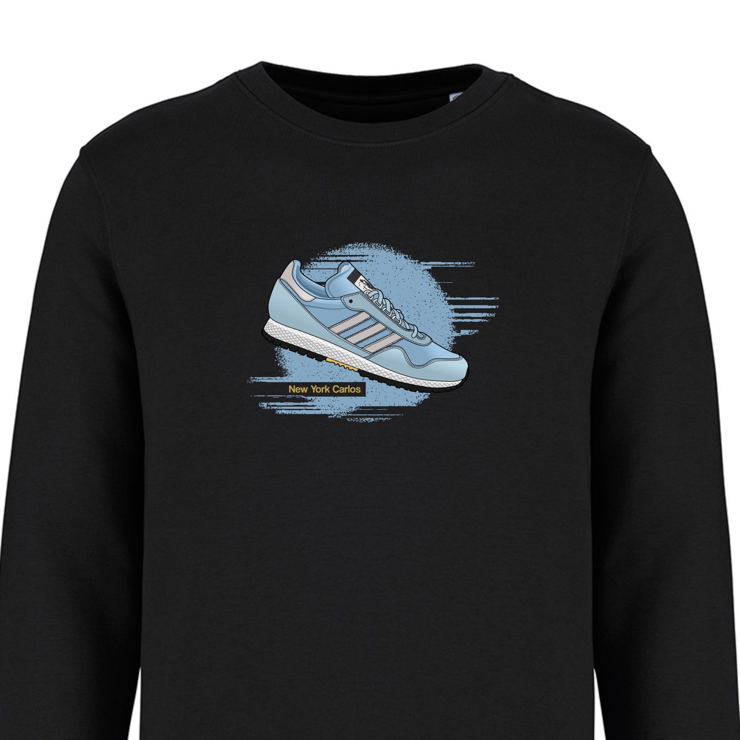Carlos New York Trainer Sweatshirt Carlos New York Trainer Sweatshirt, COLOUR: BLACK