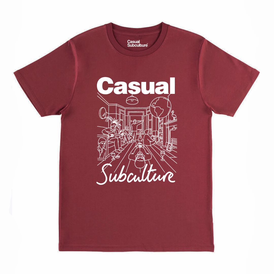 CS Definitely T Shirt CS Definitely T Shirt, COLOUR: BURGUNDY