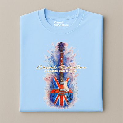 CS Union Jack Guitar T Shirt CS Union Jack Guitar T Shirt