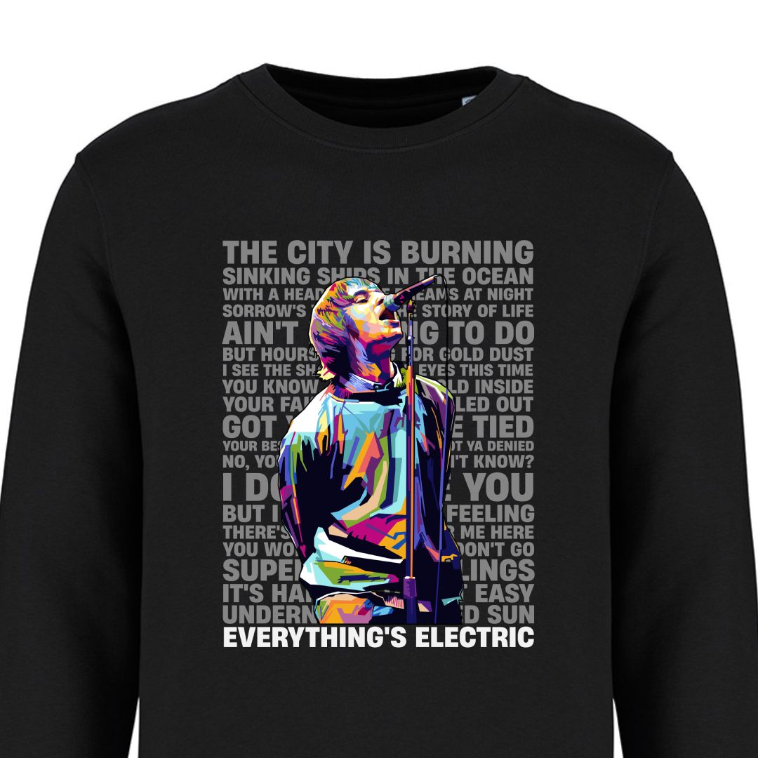 Liam Electric Sweatshirt Liam Electric Sweatshirt, COLOUR: BLACK