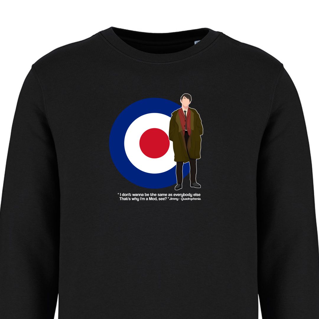 Jimmy Quadrophenia Sweatshirt Jimmy Quadrophenia Sweatshirt, COLOUR: BLACK