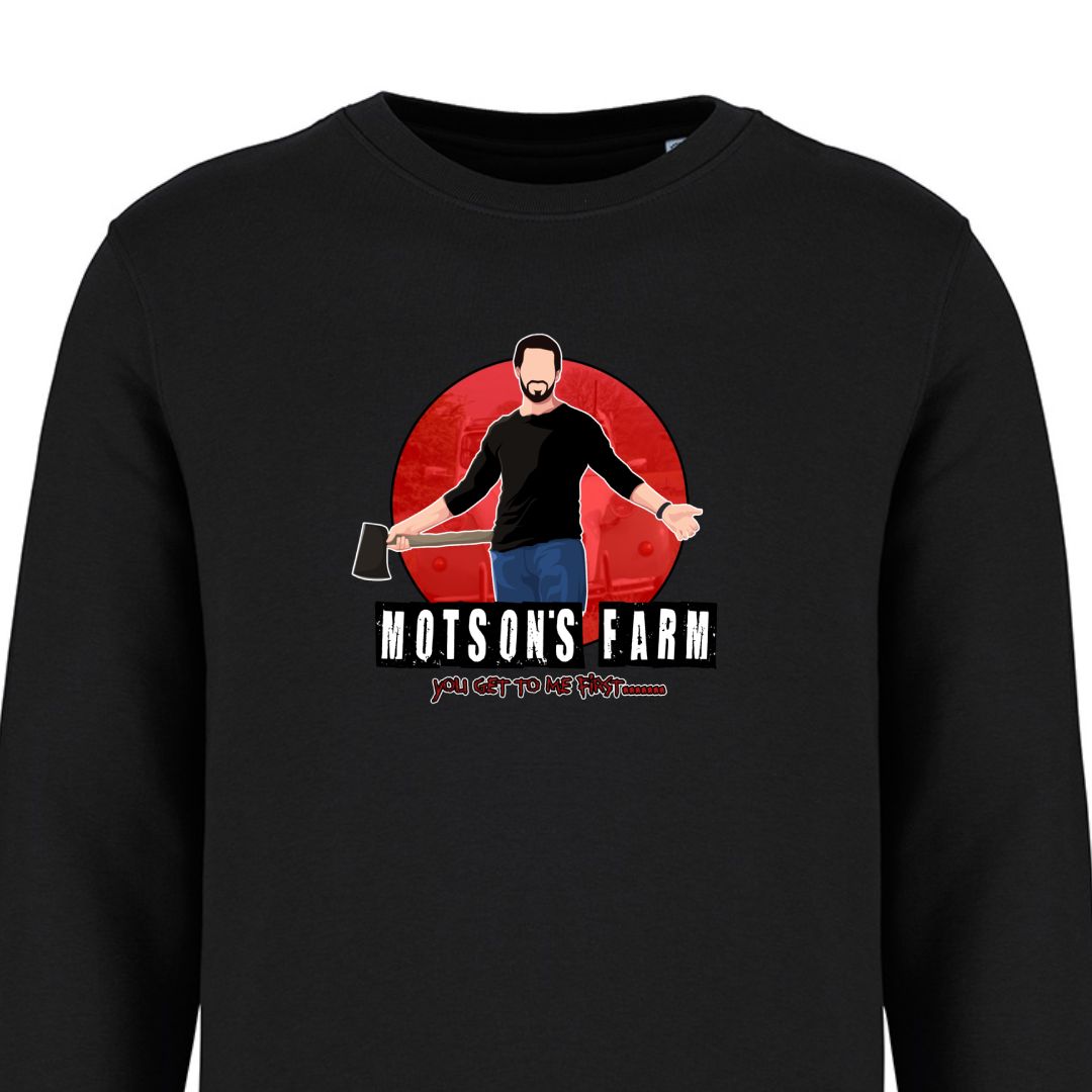 Dead Mans Shoes - Motson's Farm Sweatshirt Dead Mans Shoes - Motson's Farm Sweatshirt, COLOUR: BLACK