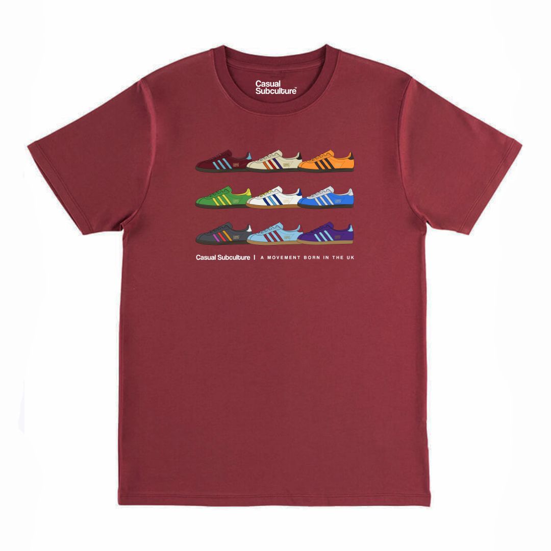 Trimm Star T Shirt Trimm Star T Shirt, COLOUR: BURGUNDY