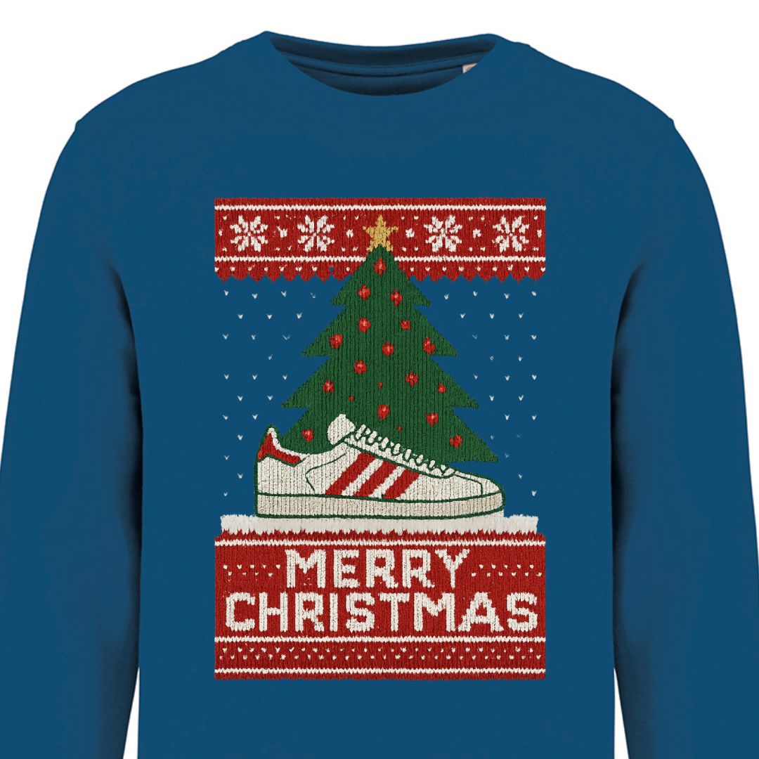 Gazelle Christmas Sweatshirt Limited Edition - LIMITED RESTOCK Gazelle Christmas Sweatshirt Limited Edition - LIMITED RESTOCK, COLOUR: BLUE SAPH