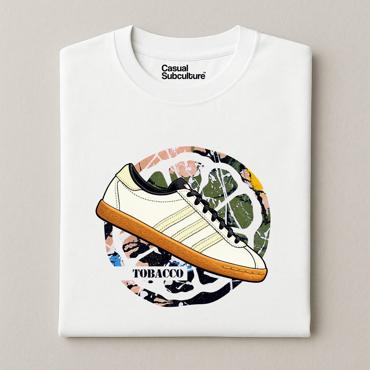 Tobacco X The Stone Roses T Shirt, COLOUR: WHITE