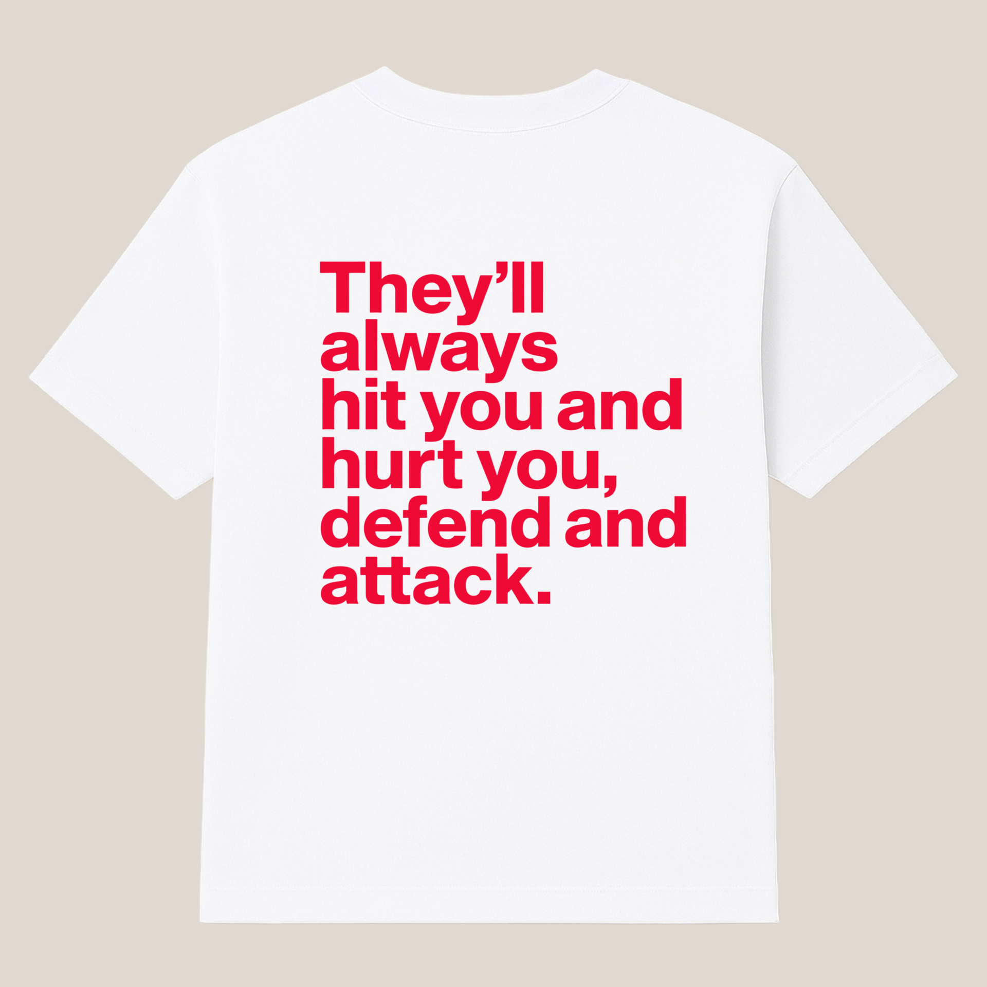 Hit you Motion T Shirt ( Backprint )