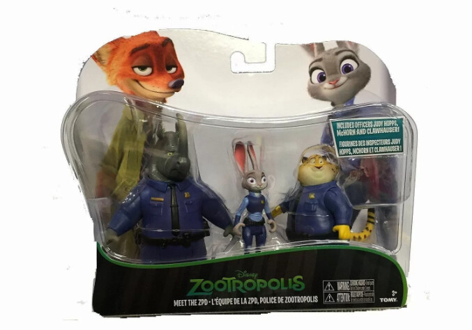 Zootropolis Polizia Set 3 personaggi