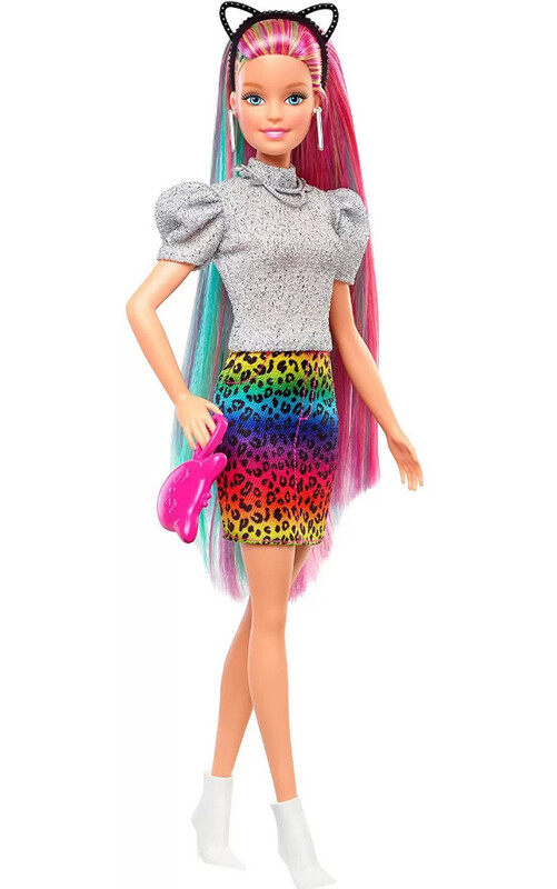 Barbie Capelli Multicolor con funzione Cambia Colore