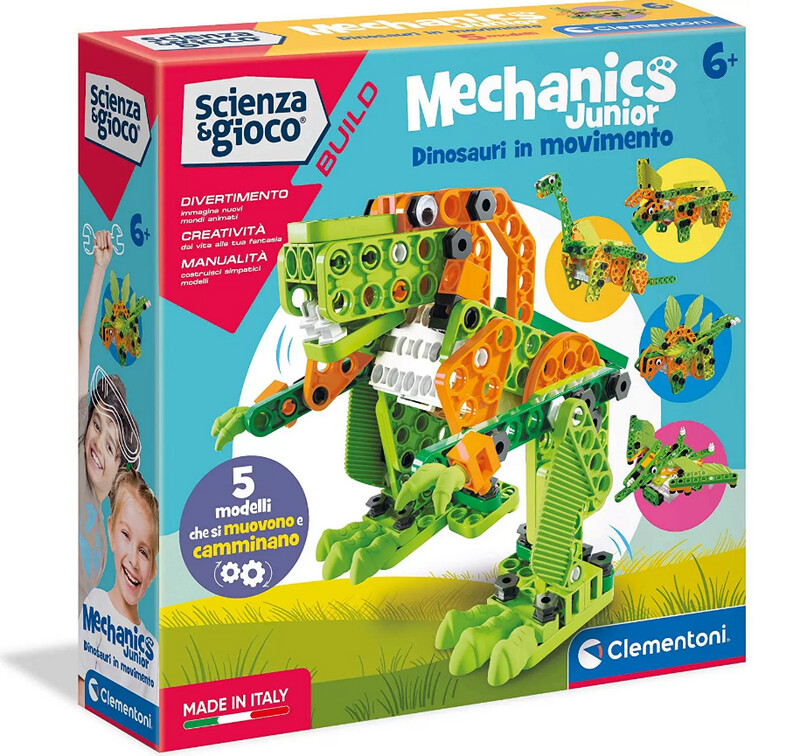 Clementoni Mechanics Junior Dinosauri in Movimento