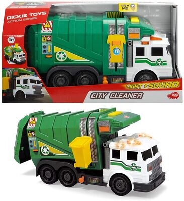 Camion Ecologia Colore Verde Luci e Suoni Dickie Toys