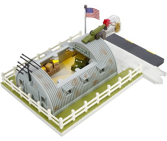 Cars Pista Caserma/Hangar con Luci