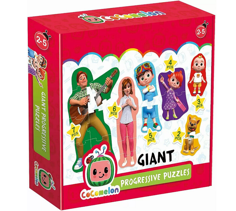 Cocomelon Giant Progressive Puzzle
