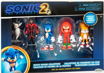 Sonic 2 5 Action Figures Da 6 Cm
