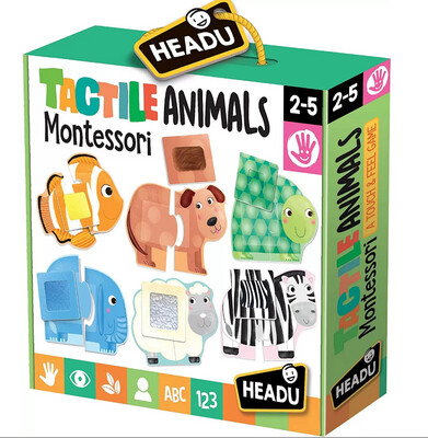 Headu Tactile Animals Montessori