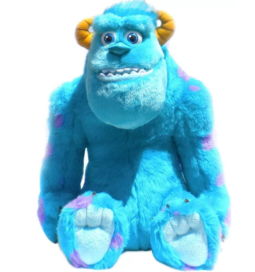 Disney Pixar Peluche Sulley Monster & Co. Parla e Muove il Viso