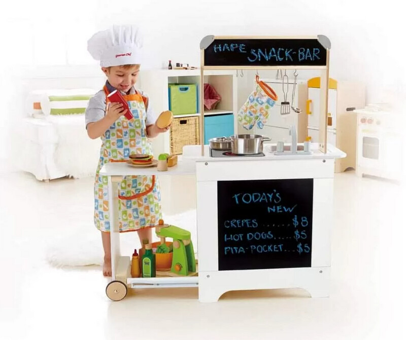 Hape Cucina di Legno con Carrello
