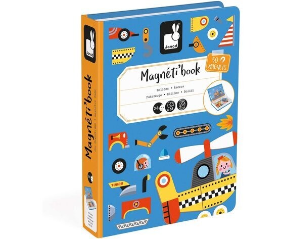 Janod Magnetic' Book Bolidi