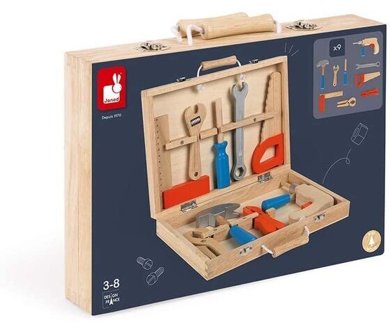 Janod Kit Attrezzi Brico Kids in Legno